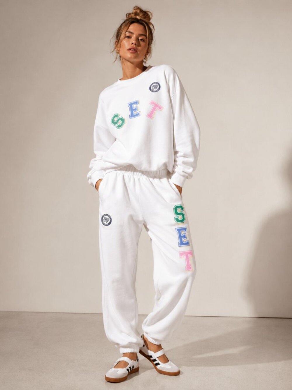 SET ACTIVE Sweatpants Joggers and Sweatshirt 2 Piece Set State Finals 09